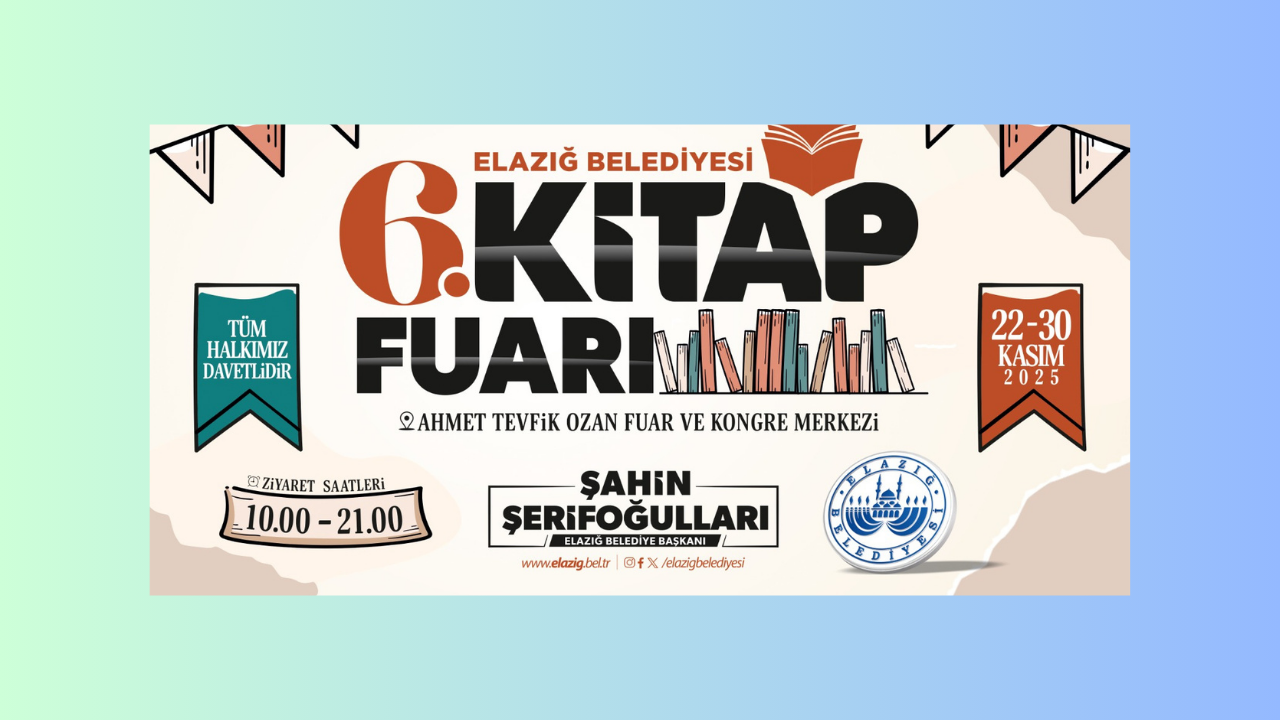 6. Kitap Fuarı, 22 Kasım’da Kapılarını Açıyor